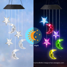 Solar Powered LED Light Color Changing Light Color Mobile Romantic Wind Chime